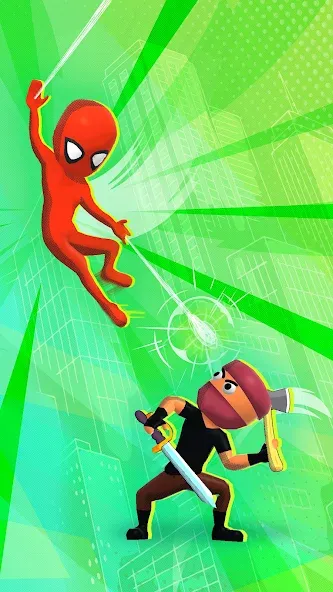 Web Master: Stickman Superhero (Вебмастер) МОД/Взлом [Деньги, Монеты и Меню MOD] Screenshot 2