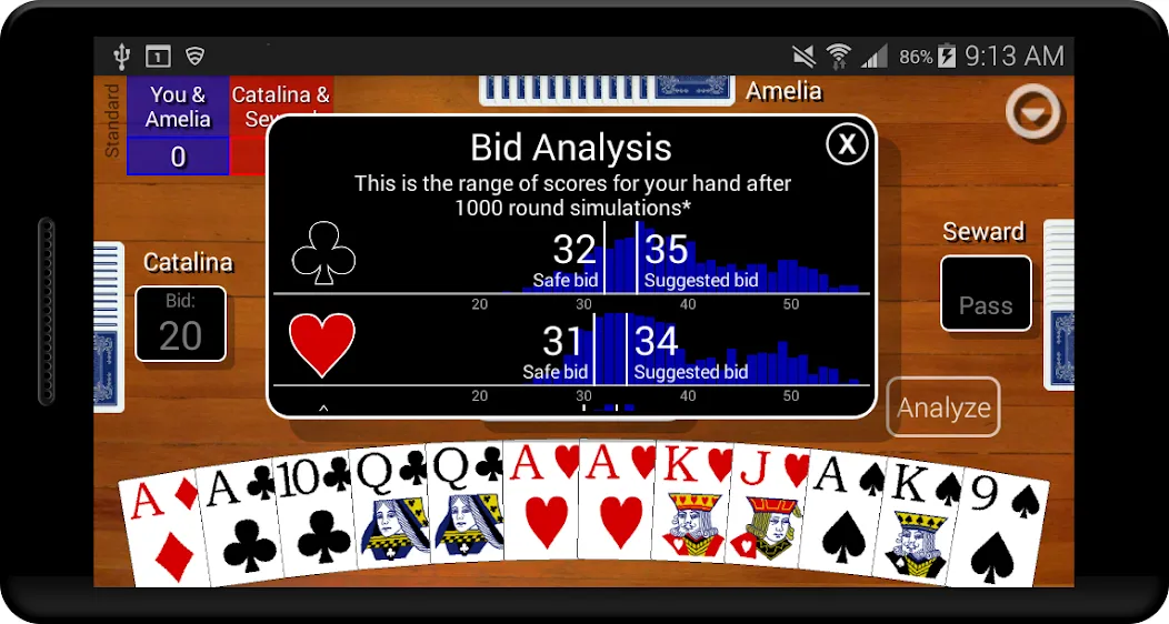 Pinochle Classic (Пиночл Классик) МОД/Взлом [Деньги, Монеты и Меню MOD] Screenshot 3