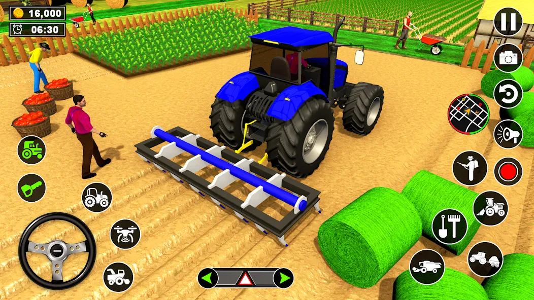 Real Tractor Driving Simulator (Реальный симулятор вождения трактора) МОД/Взлом [Бесконечные деньги, Монеты и Мега MOD] Screenshot 2