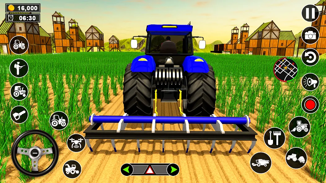 Real Tractor Driving Simulator (Реальный симулятор вождения трактора) МОД/Взлом [Бесконечные деньги, Монеты и Мега MOD] Screenshot 3