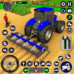 Скачать Взломанная Real Tractor Driving Simulator (много денег) на Андроид бесплатно