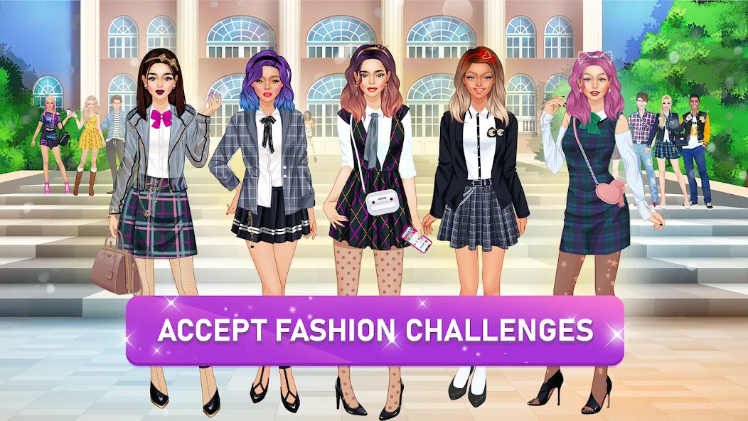 College Girls Team Makeover МОД/Взлом [Все открыто, Дополнительные деньги и Меню MOD] Screenshot 1