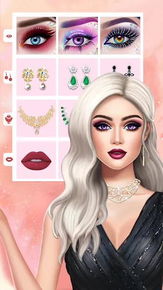 DIY Makeup: Beauty Makeup Game МОД/Взлом [Все открыто, Дополнительные деньги и Меню MOD] Screenshot 2