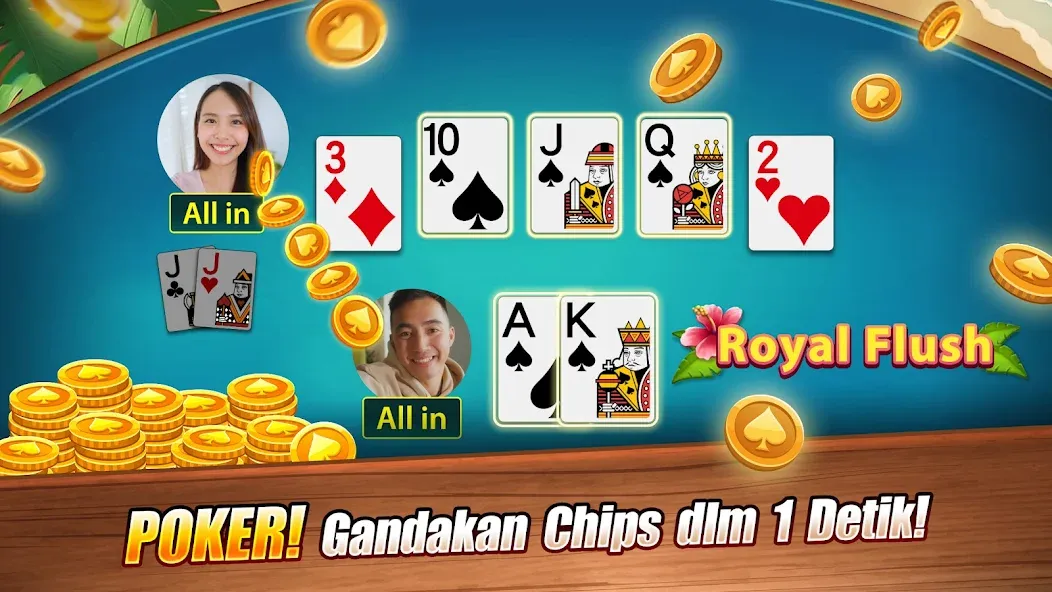 LUXY Domino Gaple QiuQiu Poker (Лукси Домино Гапл Киукиу Покер) МОД/Взлом [Деньги, Монеты и Меню MOD] Screenshot 3
