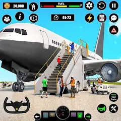 Скачать Airplane Simulator Plane Games Взлом (много денег) на Андроид бесплатно