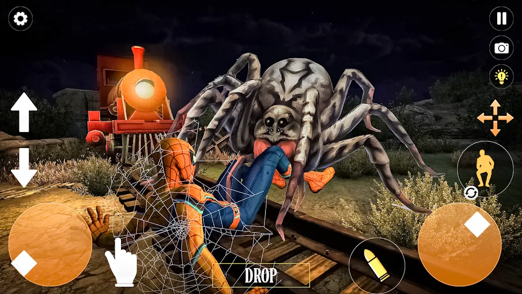 Horror Spider : Scary Train МОД/Взлом [Много денег, Монет и Все открыто] Screenshot 4