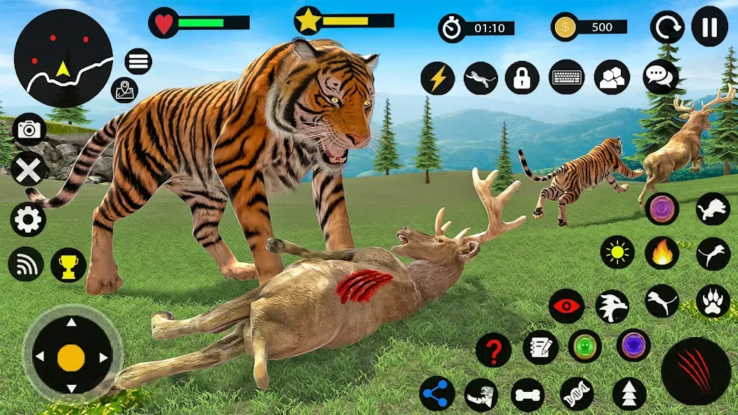 Tiger Games: Tiger Sim Offline МОД/Взлом [Деньги, Монеты и Меню MOD] Screenshot 1