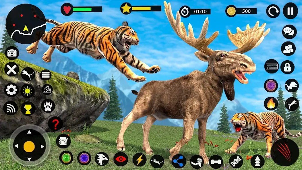 Tiger Games: Tiger Sim Offline МОД/Взлом [Деньги, Монеты и Меню MOD] Screenshot 2