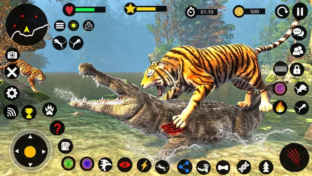 Tiger Games: Tiger Sim Offline МОД/Взлом [Деньги, Монеты и Меню MOD] Screenshot 3