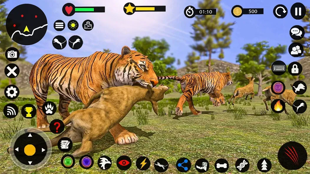Tiger Games: Tiger Sim Offline МОД/Взлом [Деньги, Монеты и Меню MOD] Screenshot 4