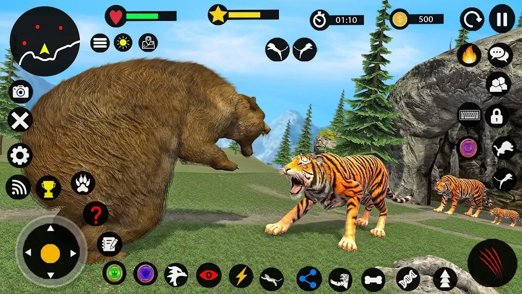 Tiger Games: Tiger Sim Offline МОД/Взлом [Деньги, Монеты и Меню MOD] Screenshot 5
