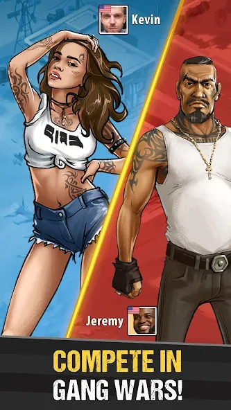The Gang: Street Mafia Wars (Зэ Гэнг) МОД/Взлом [Много денег, Монет и Все открыто] Screenshot 1