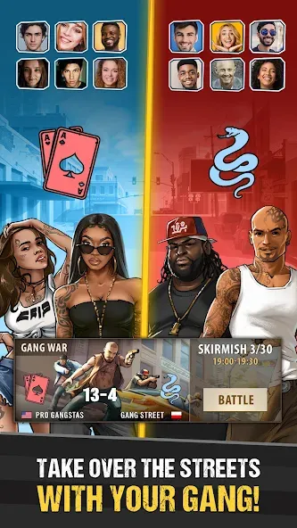 The Gang: Street Mafia Wars (Зэ Гэнг) МОД/Взлом [Много денег, Монет и Все открыто] Screenshot 3