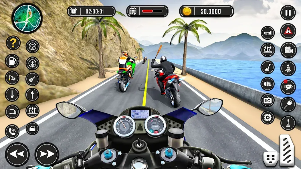 Bike Racing Games - Bike Game (Байк Рейсинг Геймс) МОД/Взлом [Деньги, Монеты и Меню MOD] Screenshot 1