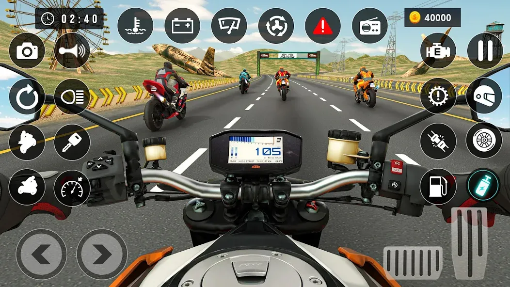 Bike Racing Games - Bike Game (Байк Рейсинг Геймс) МОД/Взлом [Деньги, Монеты и Меню MOD] Screenshot 2