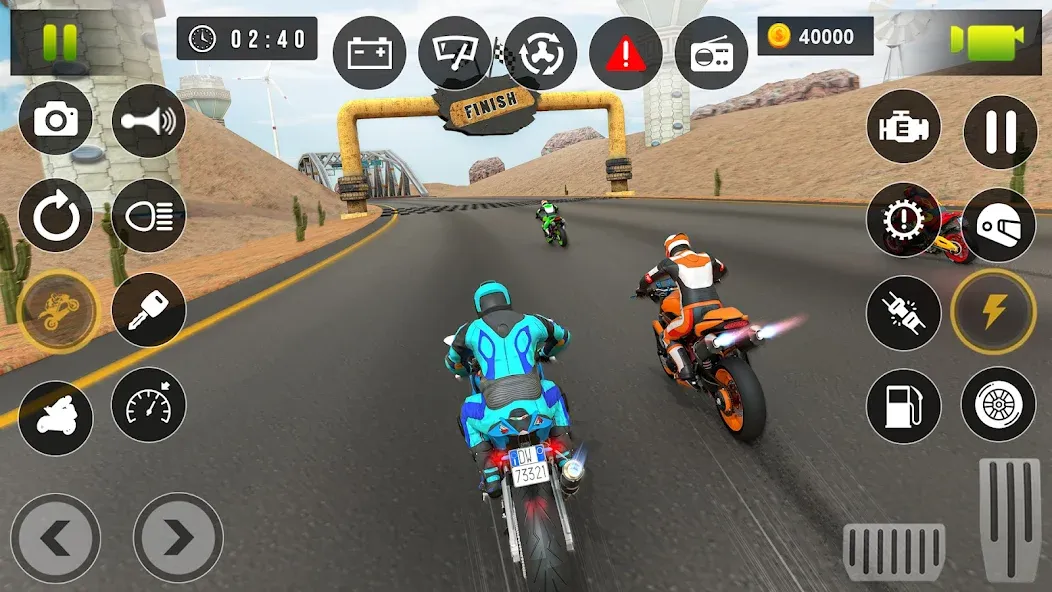 Bike Racing Games - Bike Game (Байк Рейсинг Геймс) МОД/Взлом [Деньги, Монеты и Меню MOD] Screenshot 5