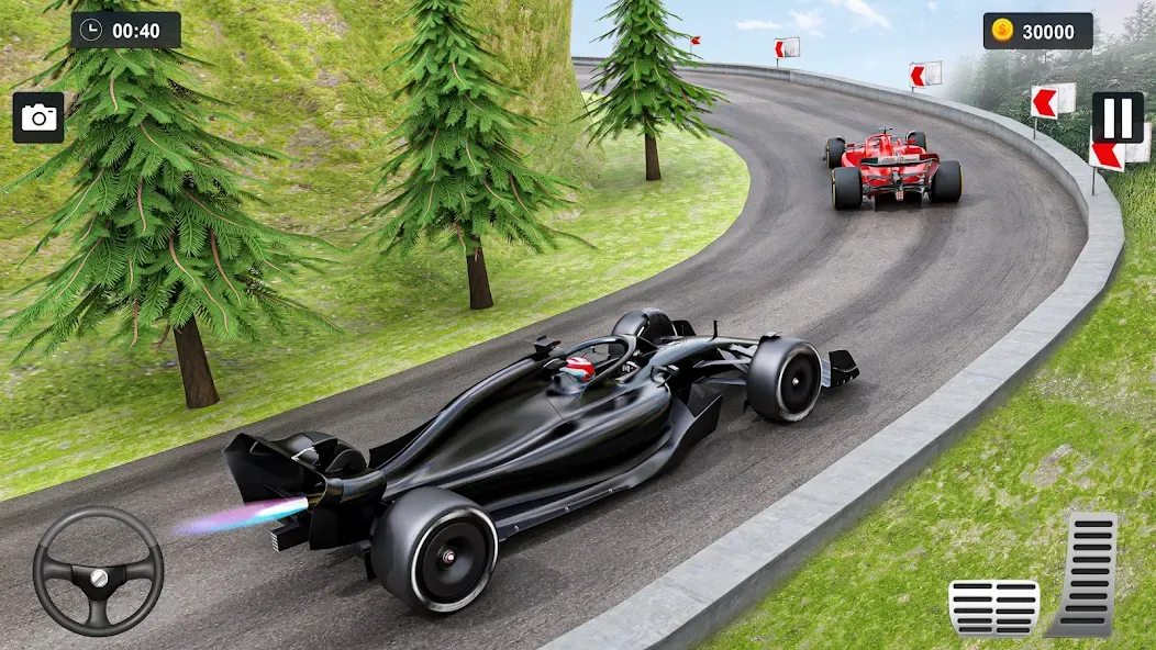 Formula Car Stunt - Car Games (Формула автомобиль трюк) МОД/Взлом [Меню, Бесконечные монеты и Открытые уровни] Screenshot 1