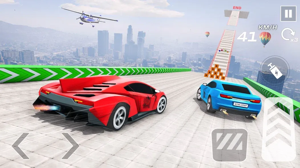 Car Games 3D - GT Car Stunts (ДжиТи Кар Стантс) МОД/Взлом [Деньги, Монеты и Меню MOD] Screenshot 1