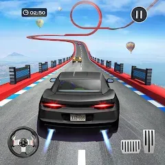 Скачать Взломанная Car Games 3D - GT Car Stunts на Андроид с много денег