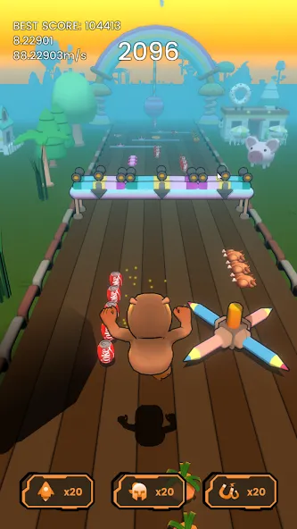 Hippo Dash (Хиппо Дэш) МОД/Взлом [Все открыто, Дополнительные деньги и Меню MOD] Screenshot 3