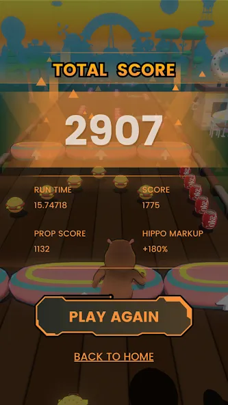 Hippo Dash (Хиппо Дэш) МОД/Взлом [Все открыто, Дополнительные деньги и Меню MOD] Screenshot 4