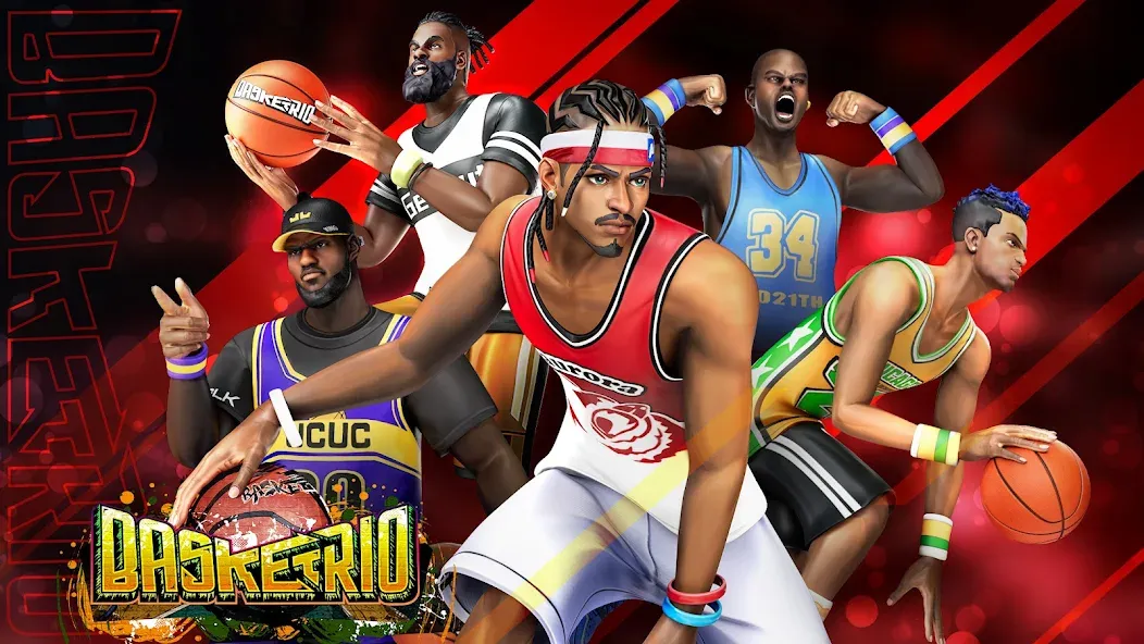 Basketrio - Allstar Streetball (Баскетрио) МОД/Взлом [Все открыто, Дополнительные деньги и Меню MOD] Screenshot 1