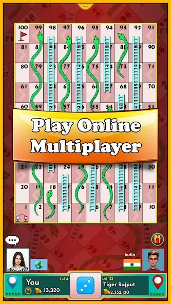 Snakes and Ladders King (Снейкс энд Ладдерс Кинг) МОД/Взлом [Бесконечные деньги, Монеты и Мега MOD] Screenshot 1