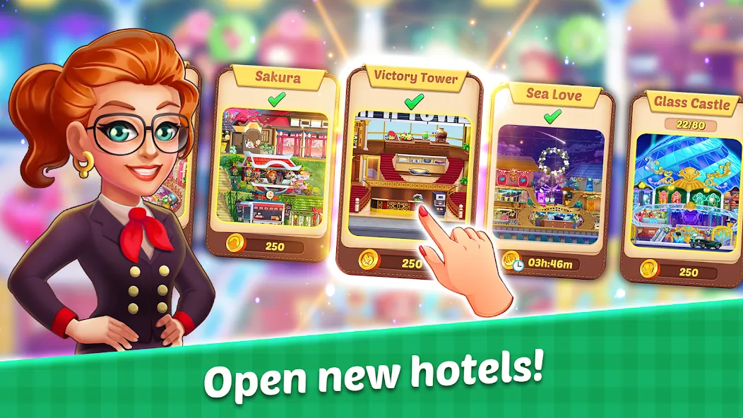 Hotel Madness Grand Hotel (Хотел Маднес Гранд Отель) МОД/Взлом [Много денег, Монет и Все открыто] Screenshot 2