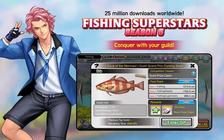 Fishing Superstars (Фишинг Суперзвезды) МОД/Взлом [Много монет, Открытые уровни и Мега MOD] Screenshot 2