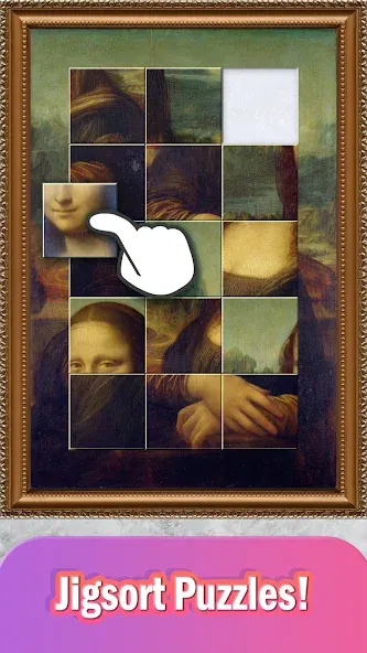 Jigsort Puzzles (Джигсорт Пазлы) МОД/Взлом [Деньги, Монеты и Меню MOD] Screenshot 1