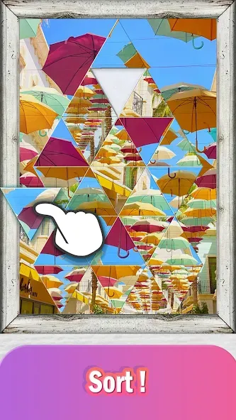 Jigsort Puzzles (Джигсорт Пазлы) МОД/Взлом [Деньги, Монеты и Меню MOD] Screenshot 2