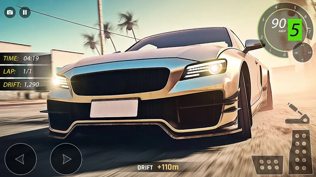 Highway Drifting Racing Games МОД/Взлом [Много денег, Монет и Все открыто] Screenshot 2