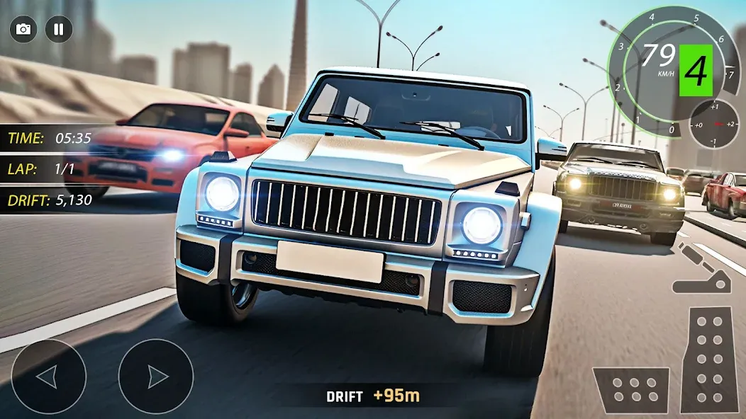 Highway Drifting Racing Games МОД/Взлом [Много денег, Монет и Все открыто] Screenshot 4