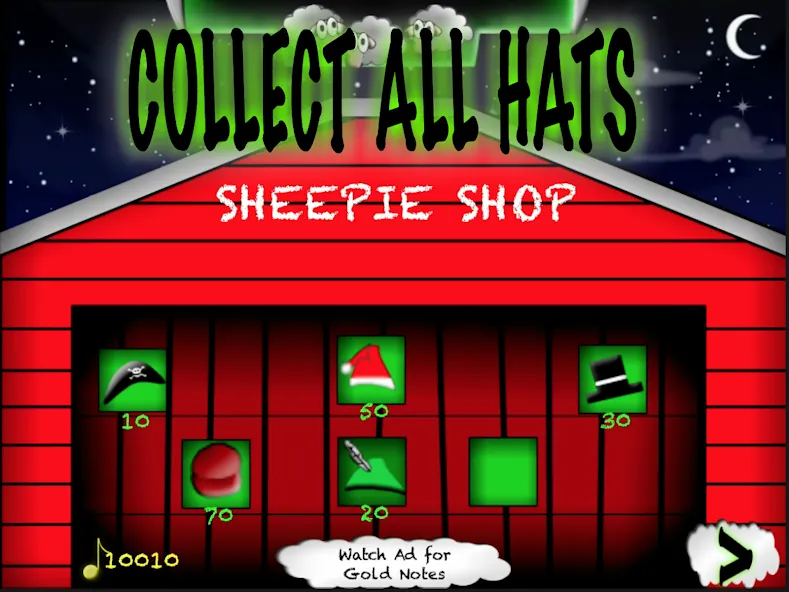 Sheep Aliens - Escape (Шип Элиенс) МОД/Взлом [Деньги, Монеты и Меню MOD] Screenshot 4