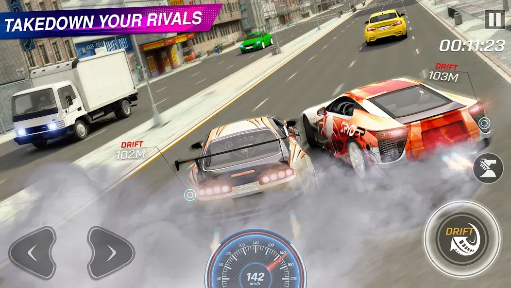 Extreme Car Driving: Car Drift МОД/Взлом [Меню, Бесконечные монеты и Открытые уровни] Screenshot 4