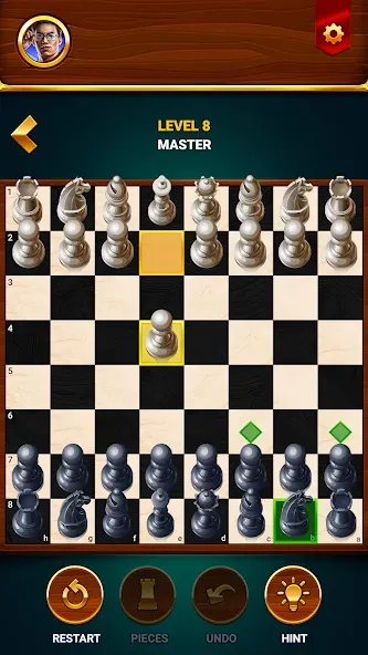Chess - Offline Board Game МОД/Взлом [Много монет, Открытые уровни и Мега MOD] Screenshot 4