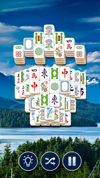 Mahjong Club - Solitaire Game МОД/Взлом [Меню, Бесконечные монеты и Открытые уровни] Screenshot 3