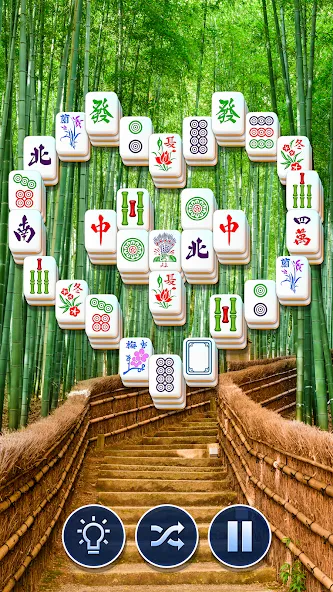 Mahjong Club - Solitaire Game МОД/Взлом [Меню, Бесконечные монеты и Открытые уровни] Screenshot 4
