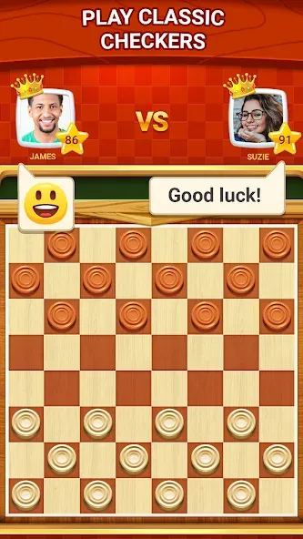 Checkers - Online & Offline МОД/Взлом [Деньги, Монеты и Меню MOD] Screenshot 1
