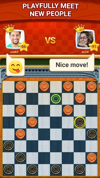 Checkers - Online & Offline МОД/Взлом [Деньги, Монеты и Меню MOD] Screenshot 3