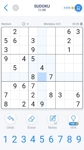 Sudoku Game - Daily Puzzles МОД/Взлом [Много денег, Монет и Все открыто] Screenshot 3
