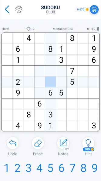 Sudoku Game - Daily Puzzles МОД/Взлом [Много денег, Монет и Все открыто] Screenshot 4