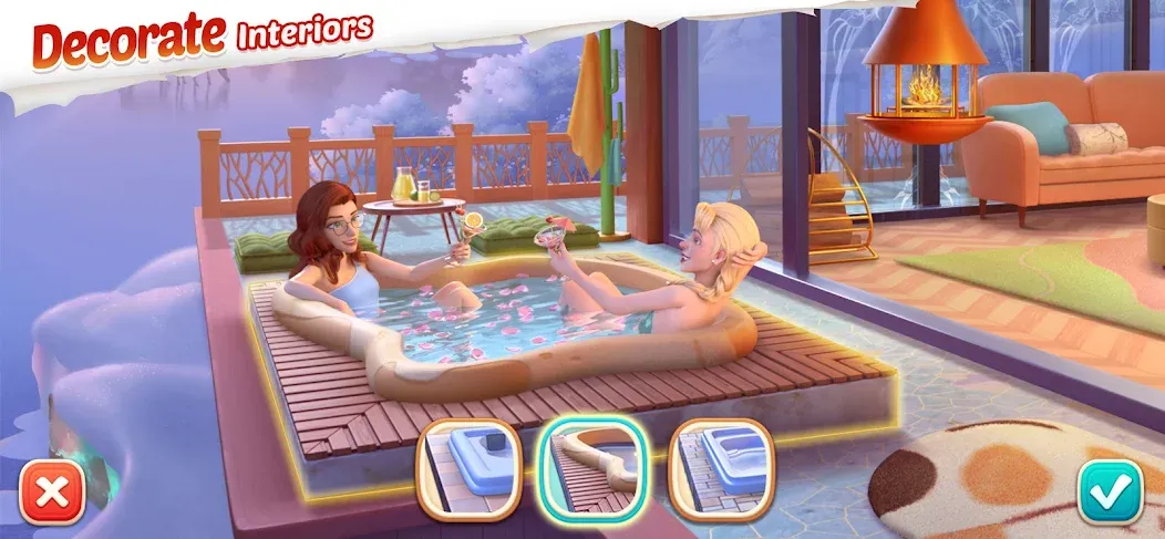 Garden Affairs: Design & Match (Гарден Эфферс) МОД/Взлом [Много монет, Открытые уровни и Мега MOD] Screenshot 5