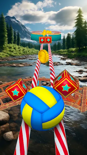 Fast Ball Jump - Going Ball 3d (Скай Болл Джамп) МОД/Взлом [Деньги, Монеты и Меню MOD] Screenshot 2