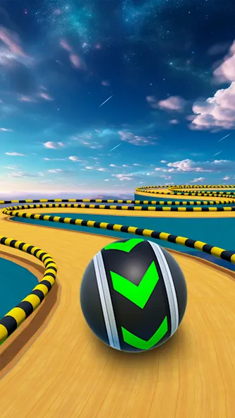 Fast Ball Jump - Going Ball 3d (Скай Болл Джамп) МОД/Взлом [Деньги, Монеты и Меню MOD] Screenshot 3