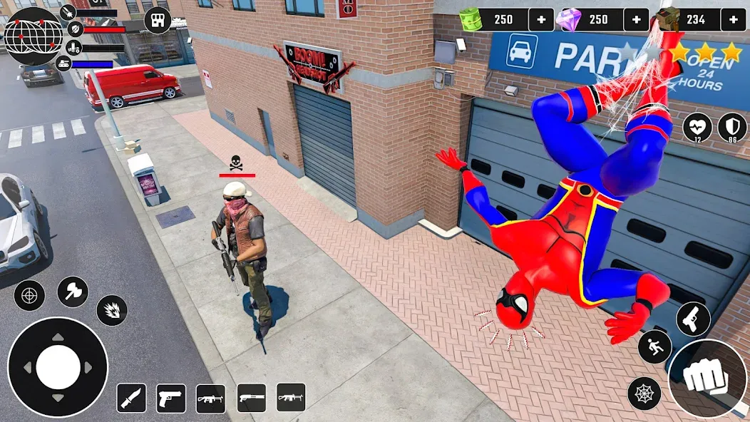 Miami Superhero: Spider Games МОД/Взлом [Деньги, Монеты и Меню MOD] Screenshot 3