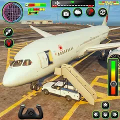 Скачать Взломанная Real Flight Sim Airplane Games на Андроид (Много денег и всё открыто)