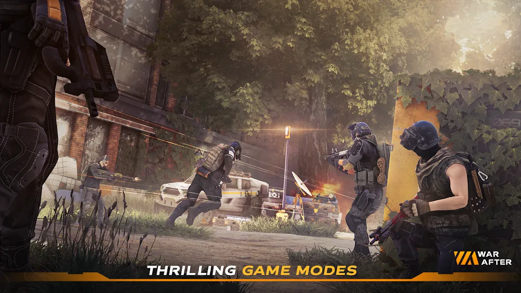War After: PvP Shooter (Вар Афтер) МОД/Взлом [Меню, Бесконечные монеты и Открытые уровни] Screenshot 4