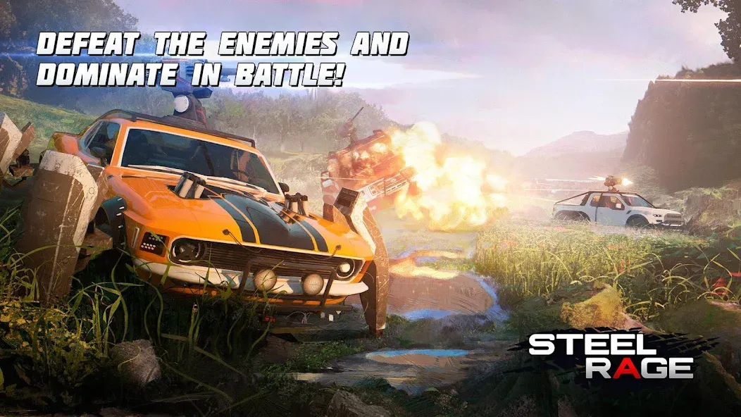Steel Rage: Mech Cars PvP War (Стил Рейдж) МОД/Взлом [Бесконечные деньги, Монеты и Мега MOD] Screenshot 2