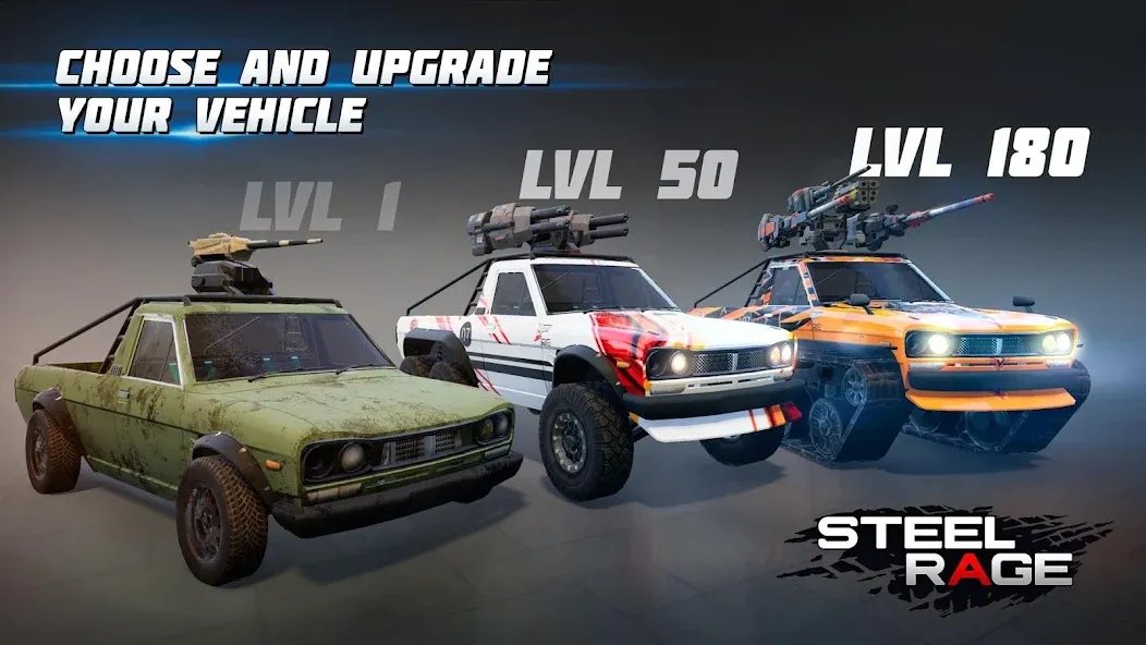 Steel Rage: Mech Cars PvP War (Стил Рейдж) МОД/Взлом [Бесконечные деньги, Монеты и Мега MOD] Screenshot 4